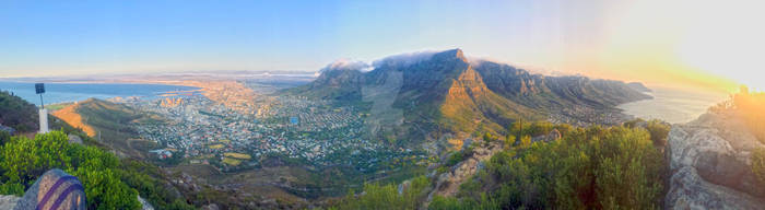 [13956x3826][OC Collaboration][Table Mountain]