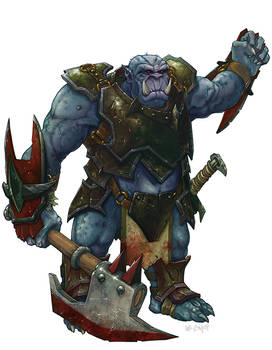 Dungeons and Dragons: IceShield Orc