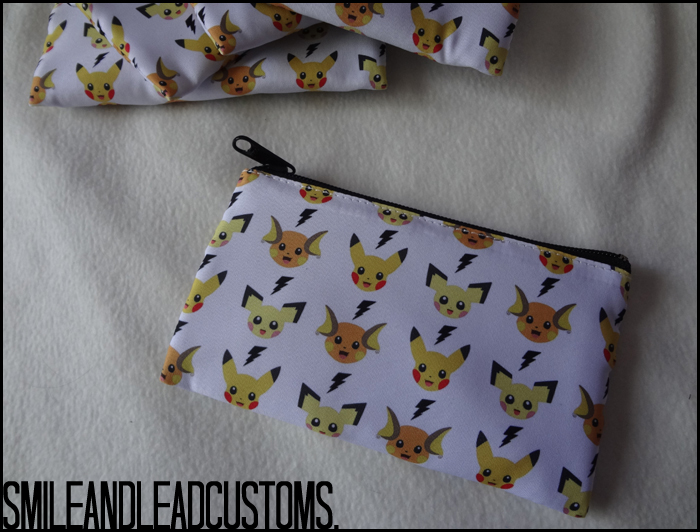 Pichu, Pikachu, Raichu 3DS Pouches FOR SALE