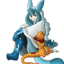 COMMISSION: Crystal and the Charmander