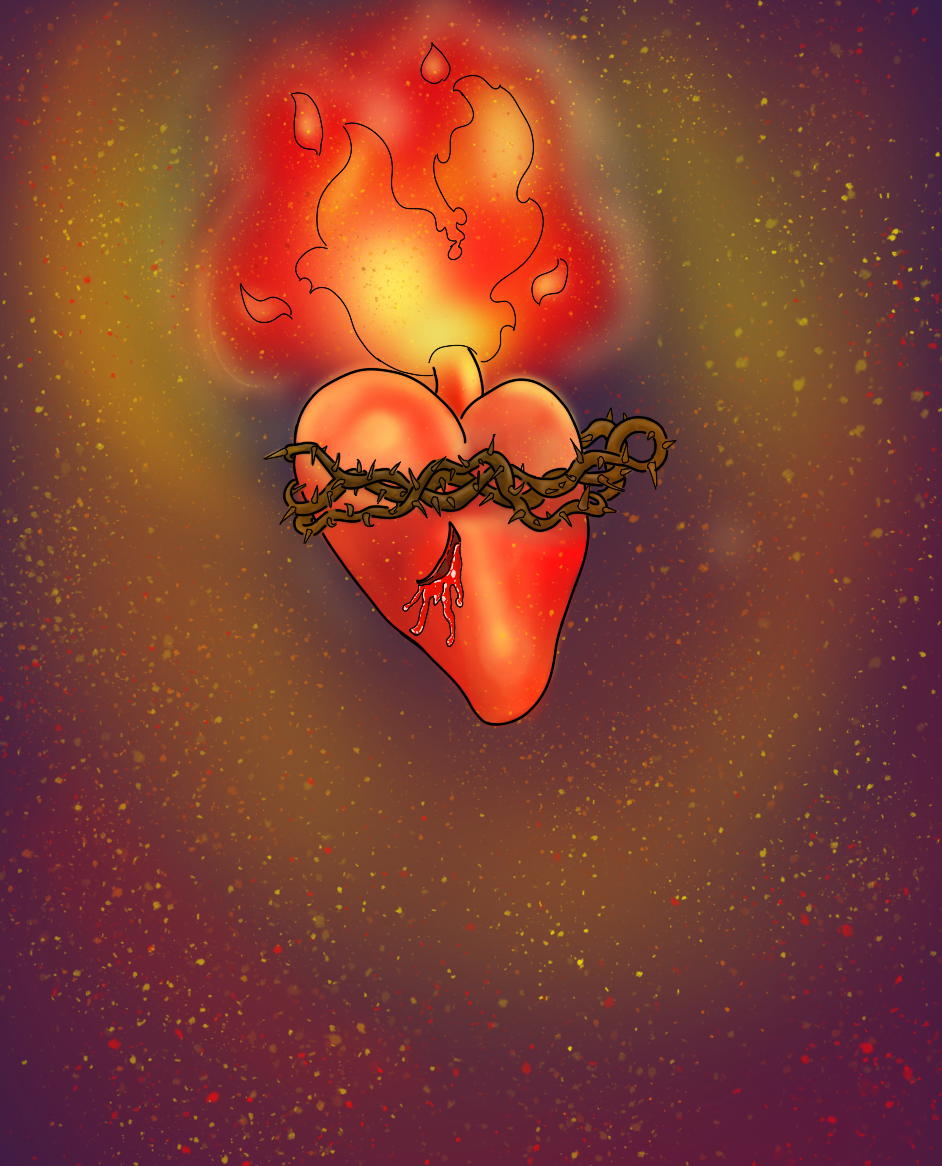 Sacred Heart of Jesus wallpaper by Poisonadder on DeviantArt Sacred Heart of Jesus wallpaper by Poisonadder on DeviantArt