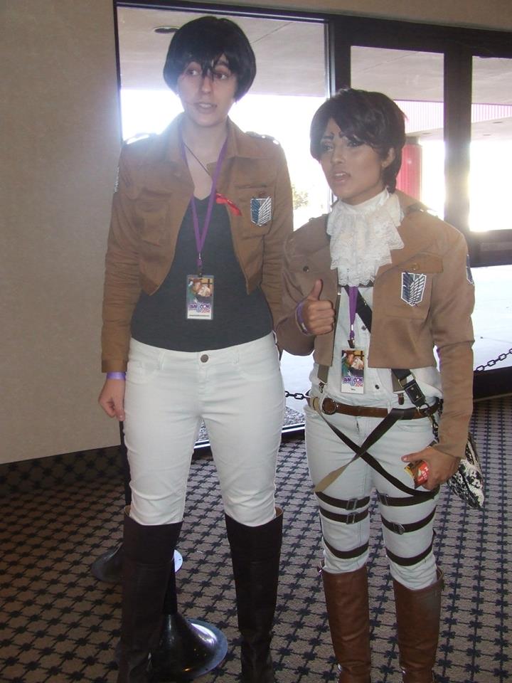 Attack on titans characters! at Ahn!Kon 2014