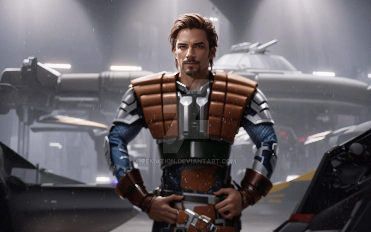Star Wars Dash Rendar AI remaster by Zemation on DeviantArt
