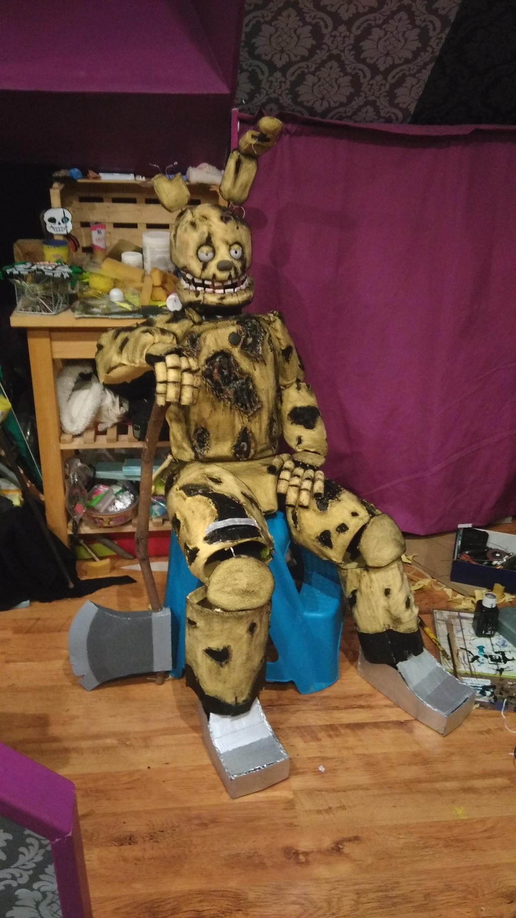 Springtlock Cosplay Springtrap cosplay (full body) by KurukaCheyn on DeviantArt