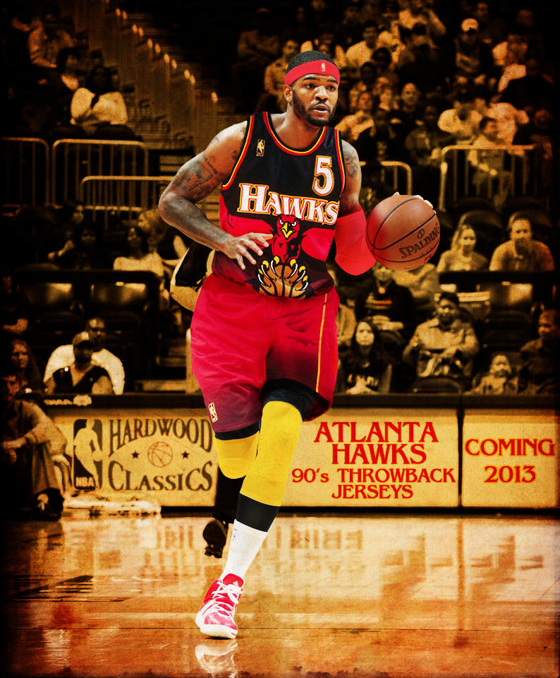 Atlanta Hawks Throwback Jerseys by rhurst on DeviantArt