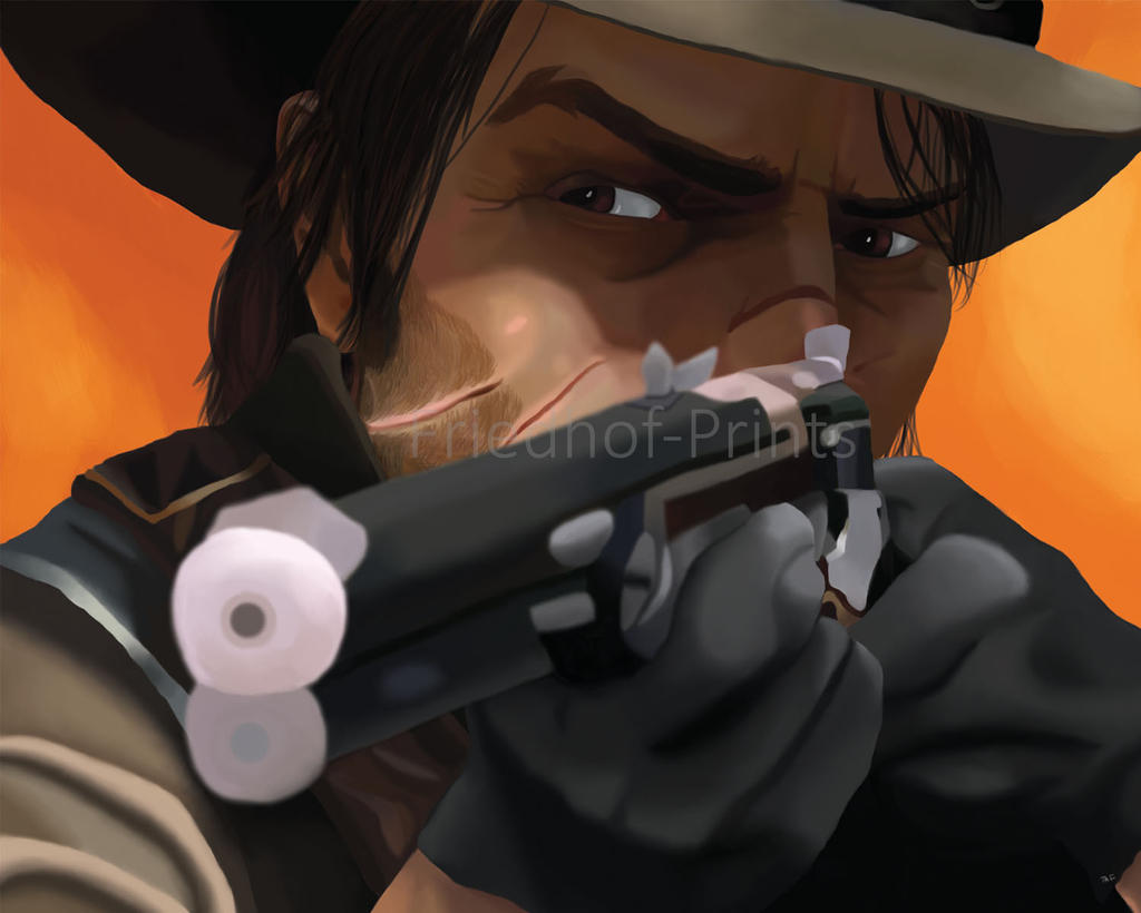 John Marston - Red Dead Redemption by AngelaFriedhof on DeviantArt