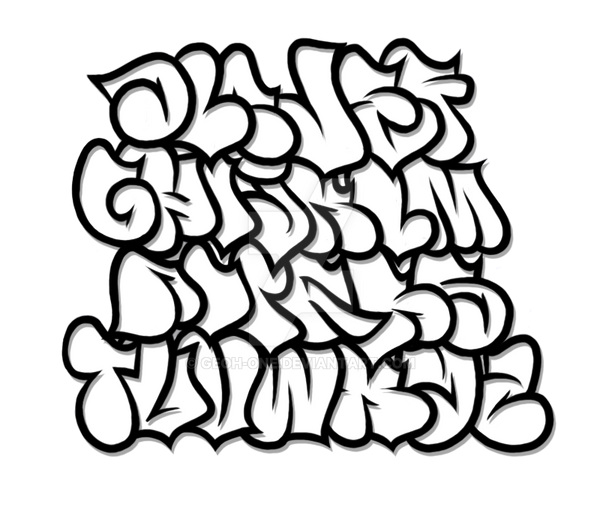 Graffiti Alphabet 1 By Geoh-One On Deviantart