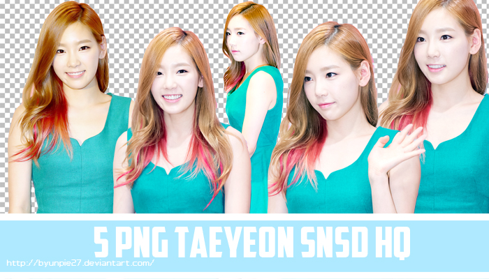 5 PNG Taeyeon SNSD by Byun Pie