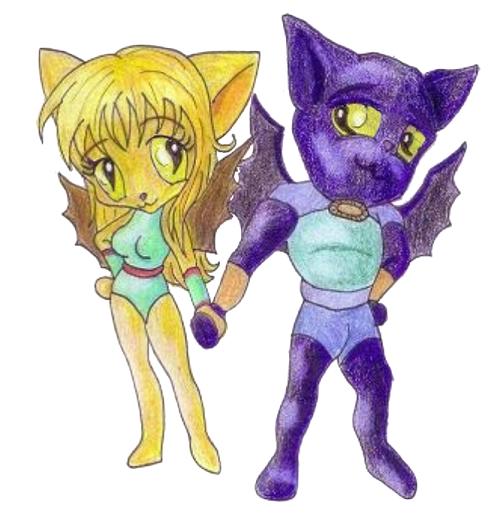 Maggie And Talon Chibis