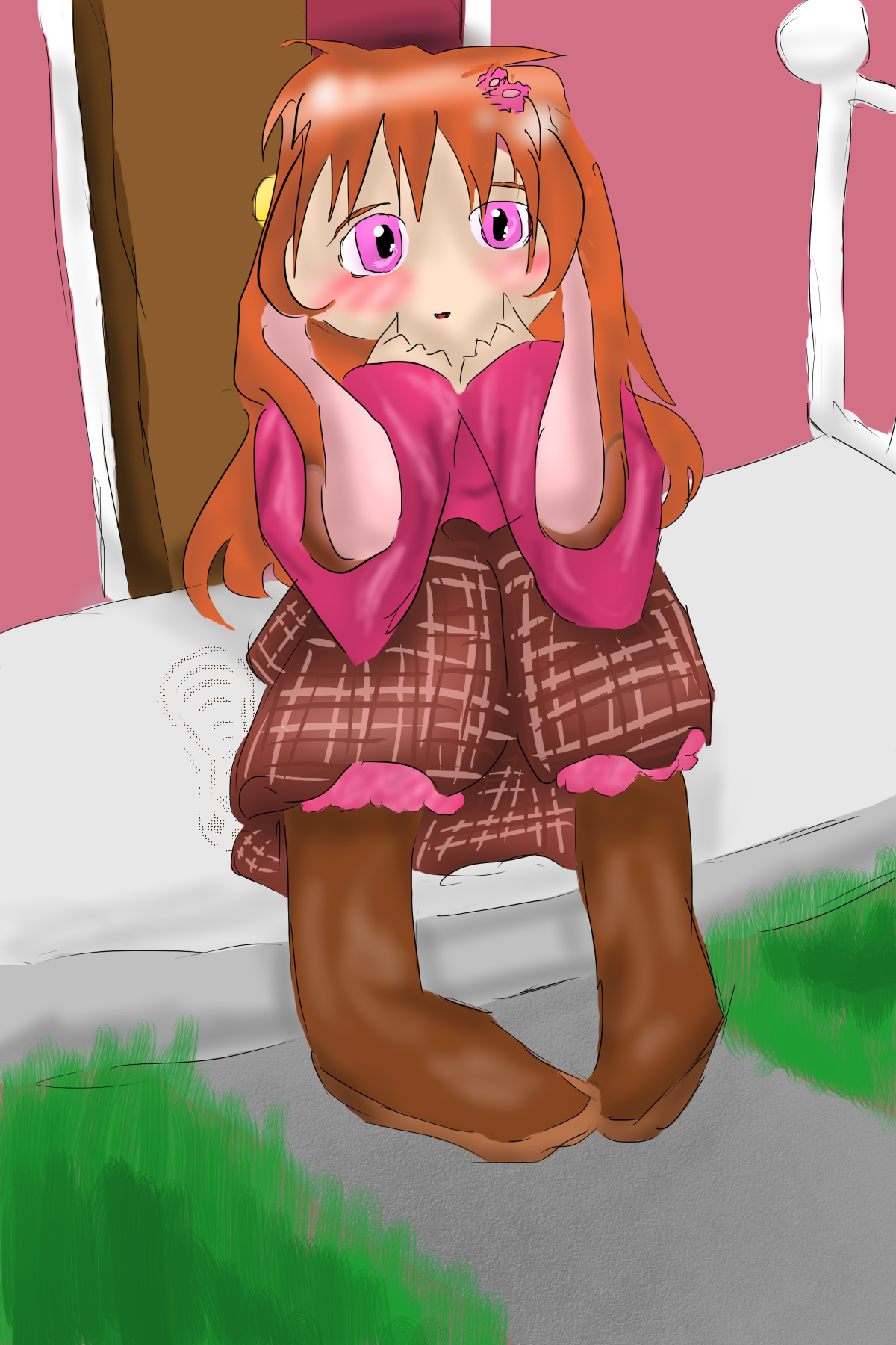 Horupi Request: Sitting on my doorstep