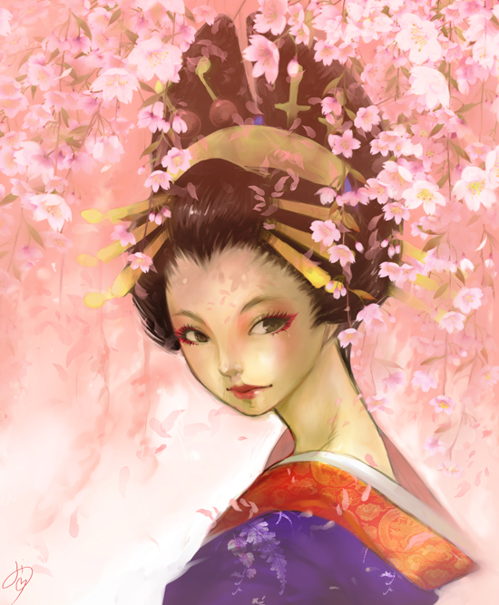 Oiran 'weeping cherry version'