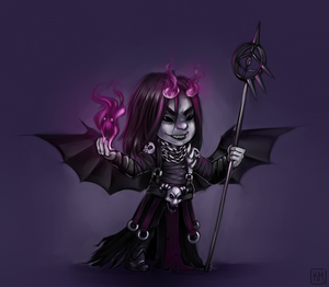 Custom: Demon Necromancer by CrypticInk