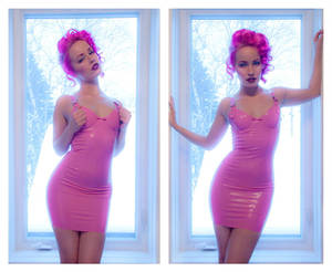 Dream Pink Latex Dress