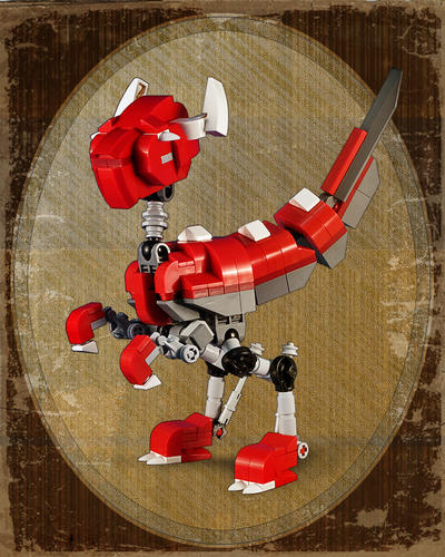 Lego Red Raptor 'redRAPTOR' LEGO mixed-media by r-YIREN on DeviantArt