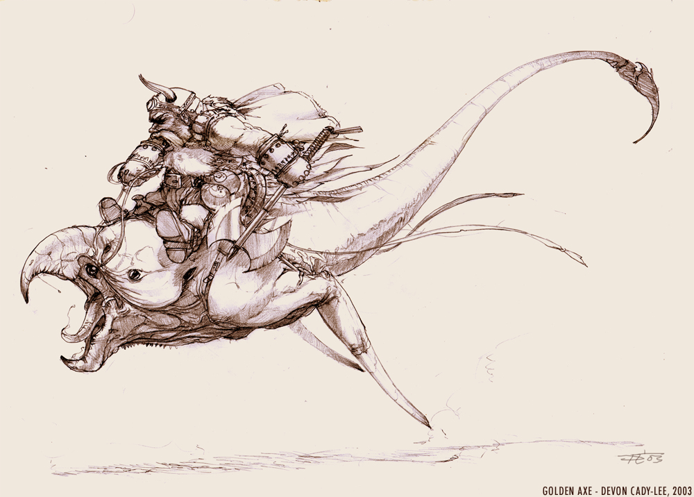 GOLDEN AXE-Gilius Thunderhead