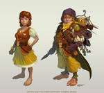 LOTRO - Hobbits by Gorrem