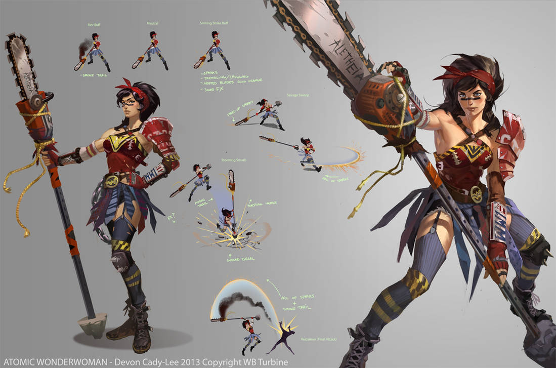 Infinite Crisis - Atomic Wonder Woman by Gorrem on DeviantArt