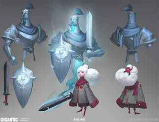 GIGANTIC - Aisling Concept Art