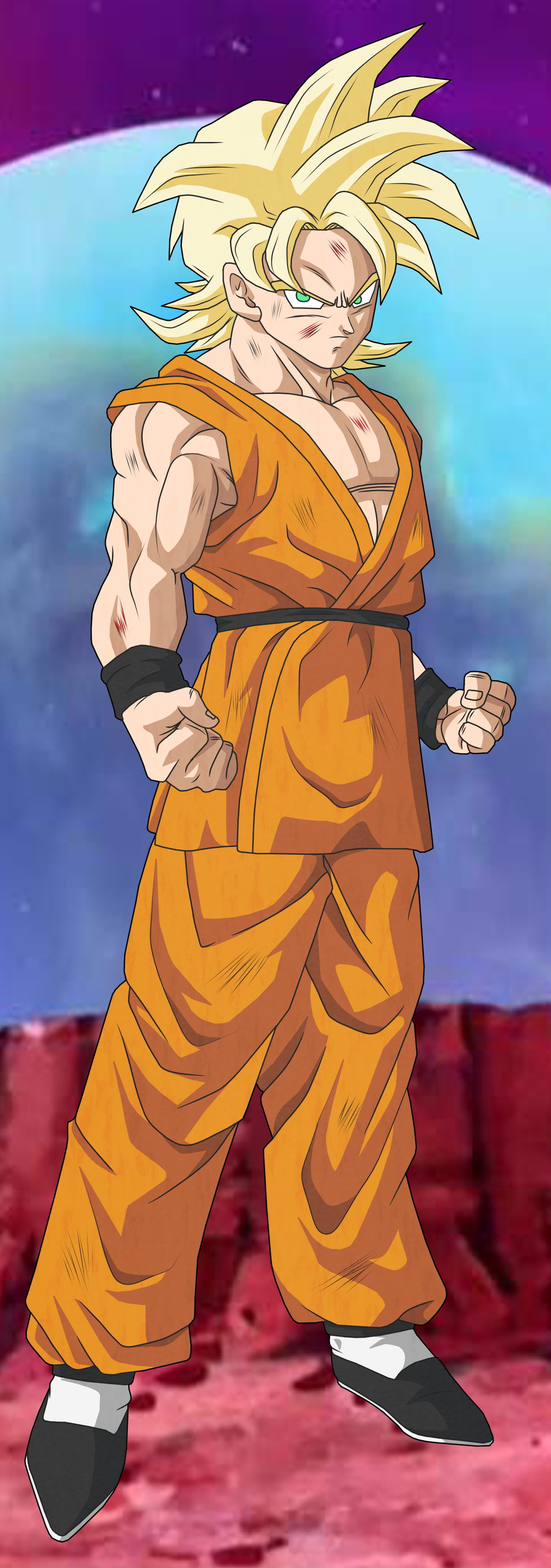 Goku Super Saiyan 4 DBS Colors by obsolete00 on DeviantArt