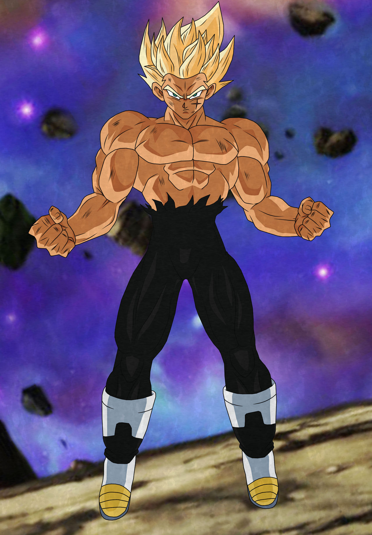 Goku Bardock Goku Black Turles T.O.P by obsolete00 on DeviantArt
