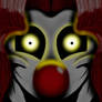 The clown is awake...