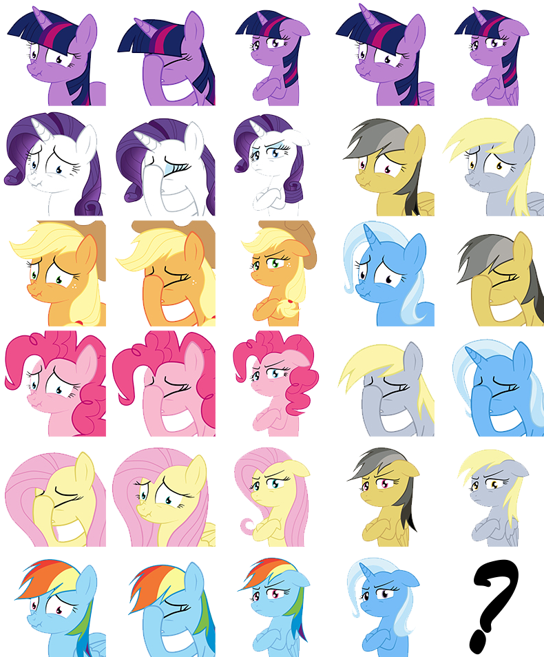 Strong Language Mlp MLP expression package by Knight-StonyNorthern on DeviantArt