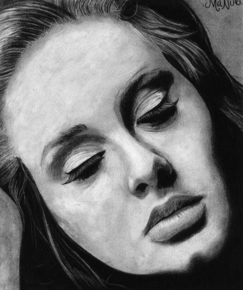 Adele drawing by manueee on DeviantArt