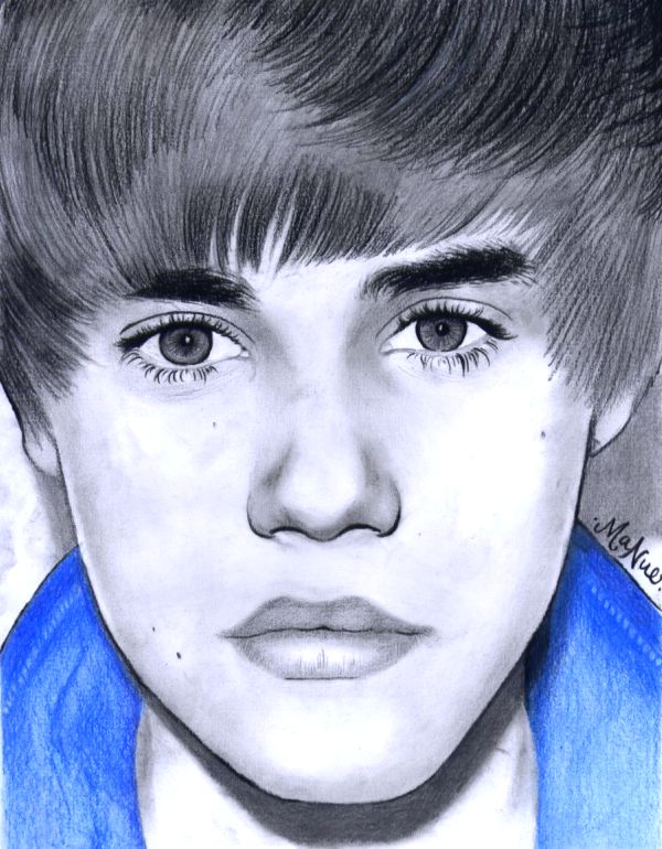 Justin Bieber drawing