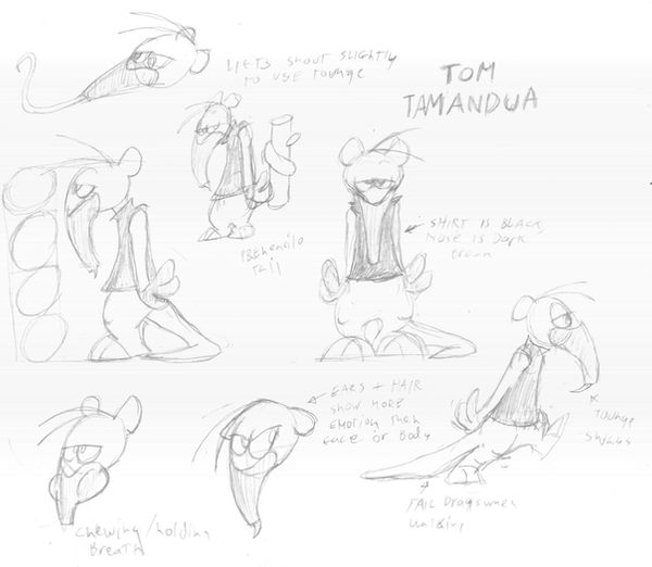 Tom Tamandua Character Sheet