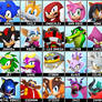 Sonic the Fighters 2 Roster (Hypothetical)