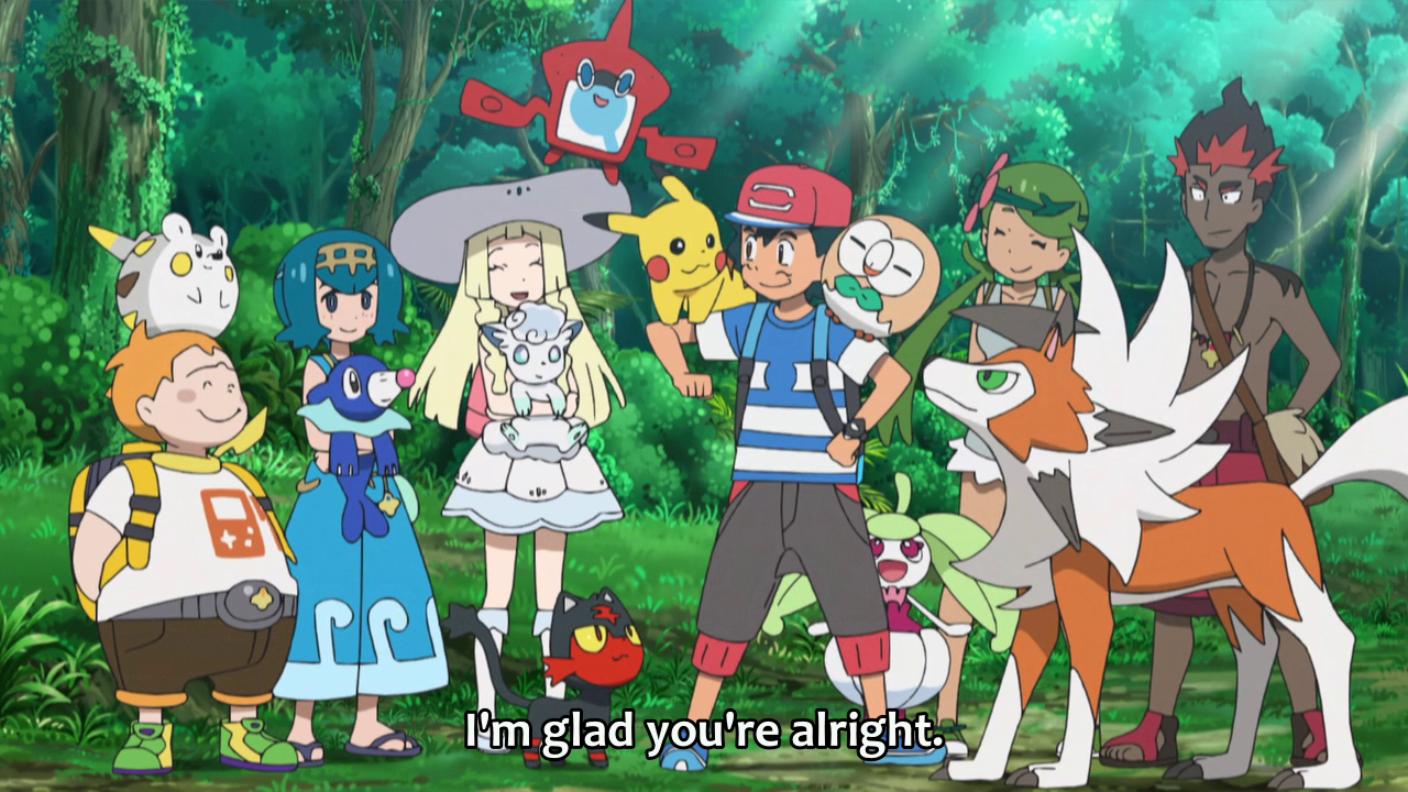 Lillie Is Glad Pikachu Is Alright (SM062)