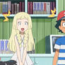 Ash and Lillie Surprised (SM065)