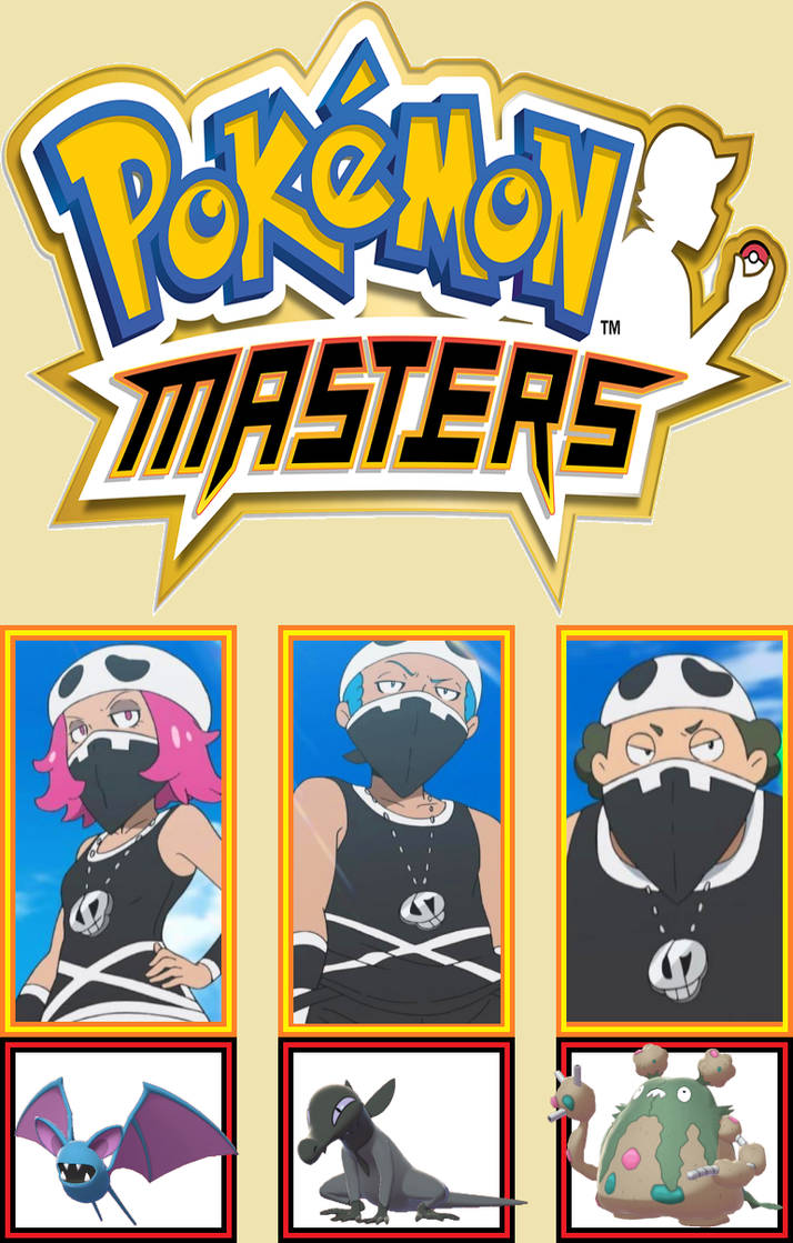 Pokemon Masters - Tupp, Rapp, and Zipp by Hewdraw on DeviantArt