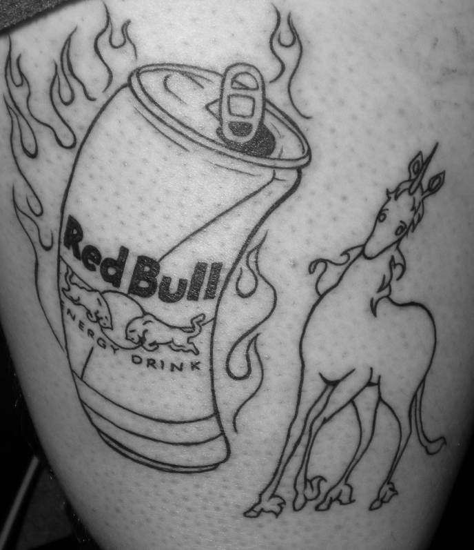 The Red Bull Tattoo By Airportroad On Deviantart