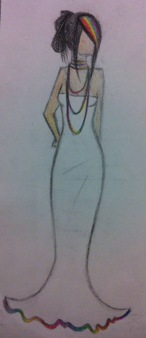 Gay pride wedding/prom dress (?) 2