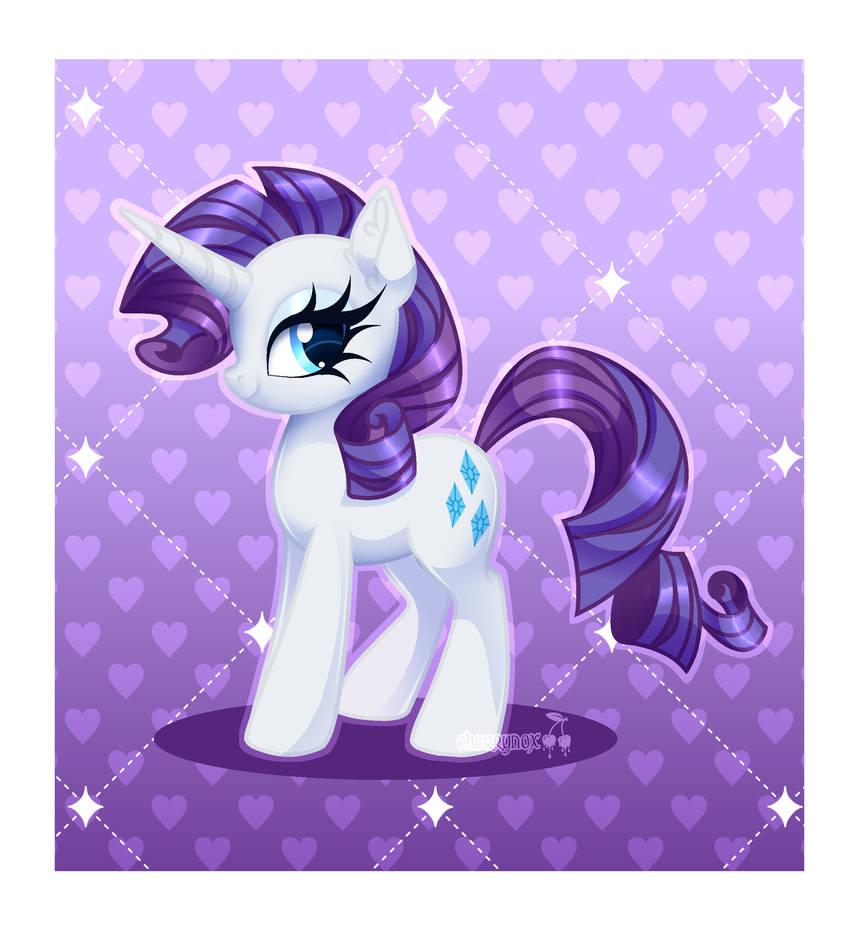 MLP: FanArt | Rarity by 0NixieCherry0 on DeviantArt
