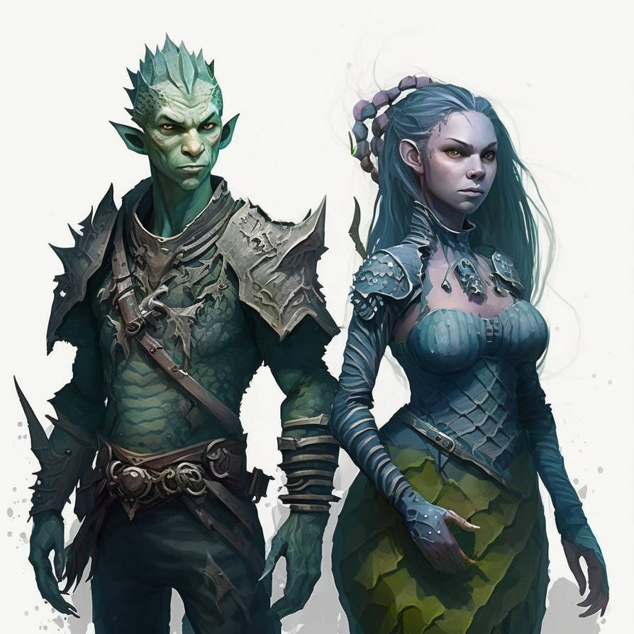 Merfolk Ryn Merfolk Concept by PrincelyFaeDesigns on DeviantArt