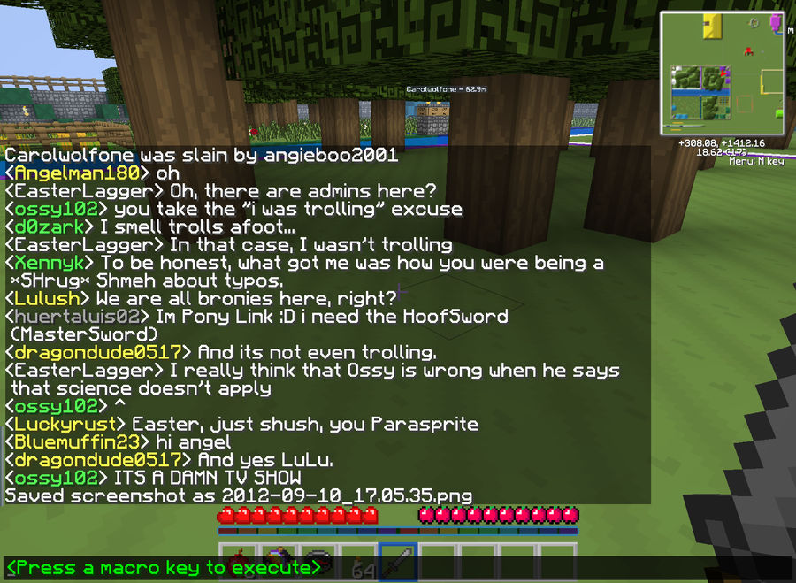 Spamming Deviantart spamming in minecraft 3 by cbear414 on DeviantArt