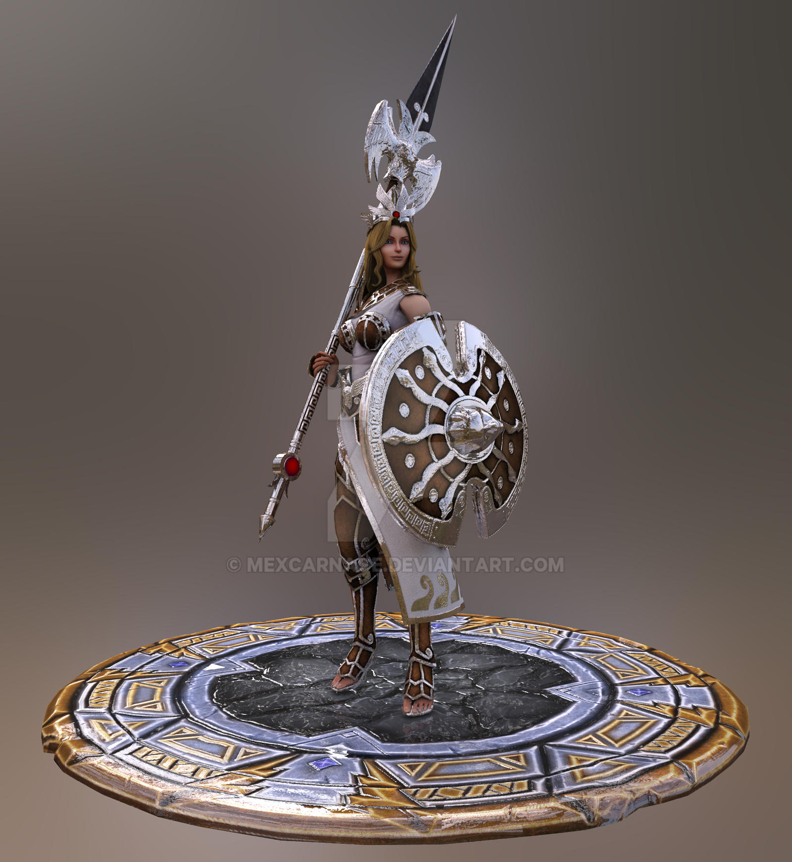 Athena Roh Render Render Athena Smite 3ds Max 3 by MexCarnage on DeviantArt