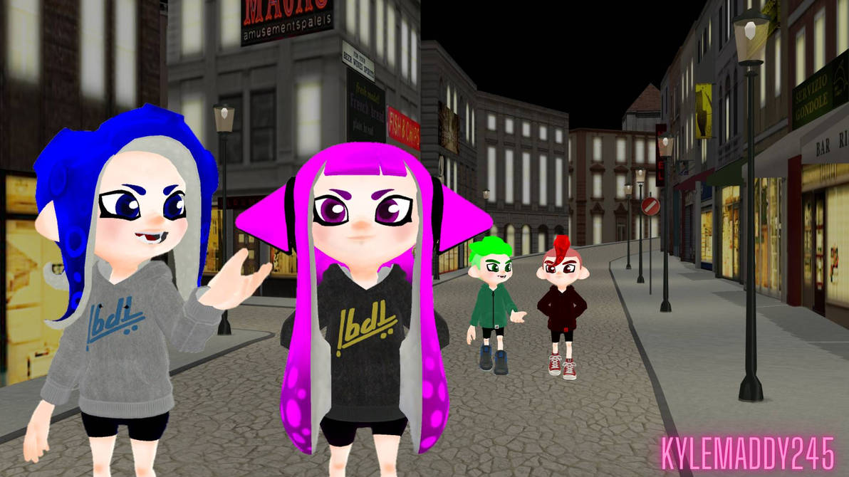 Octoling Night Out by KyleMaddy245 on DeviantArt