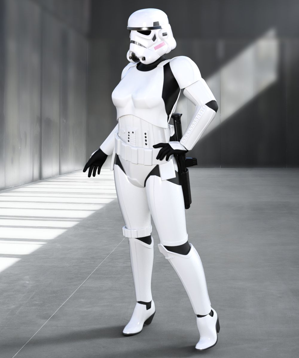 Female Stormtrooper Outfit by RenderHub on DeviantArt