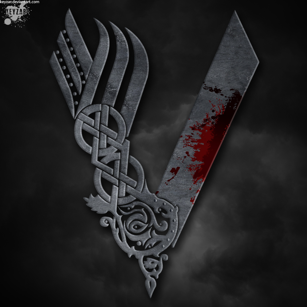 Vikings logo drawing by keyzar on DeviantArt
