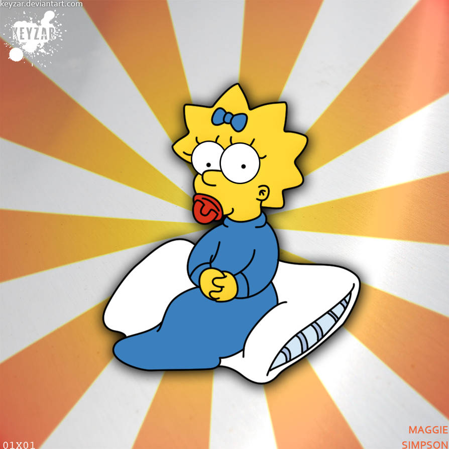 #005 - Maggie Simpson - drawing by keyzar on DeviantArt