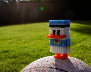 Donald Duck in 3D hama