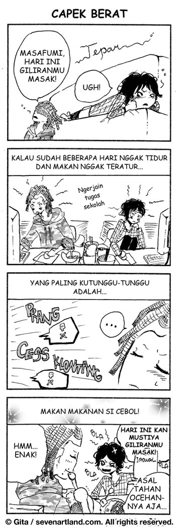 JCC 4 Koma: Capek Berat