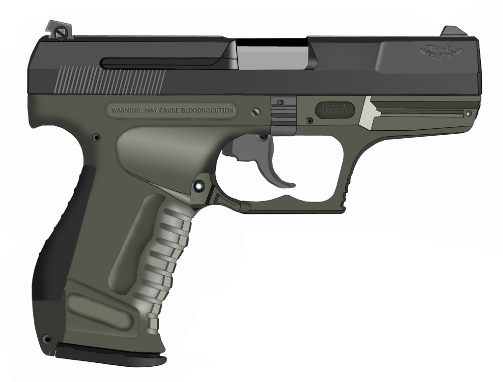 Walther P99 Dethklok Custom