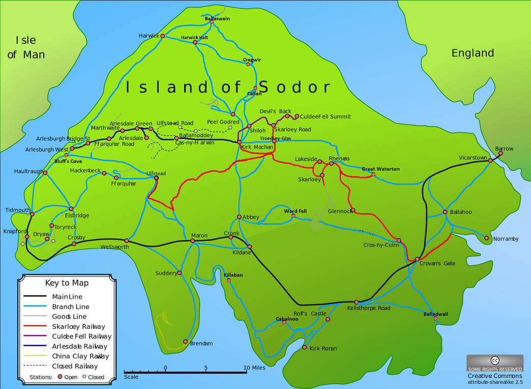 2024 Island of Sodor Map by Jakemayo89 on DeviantArt