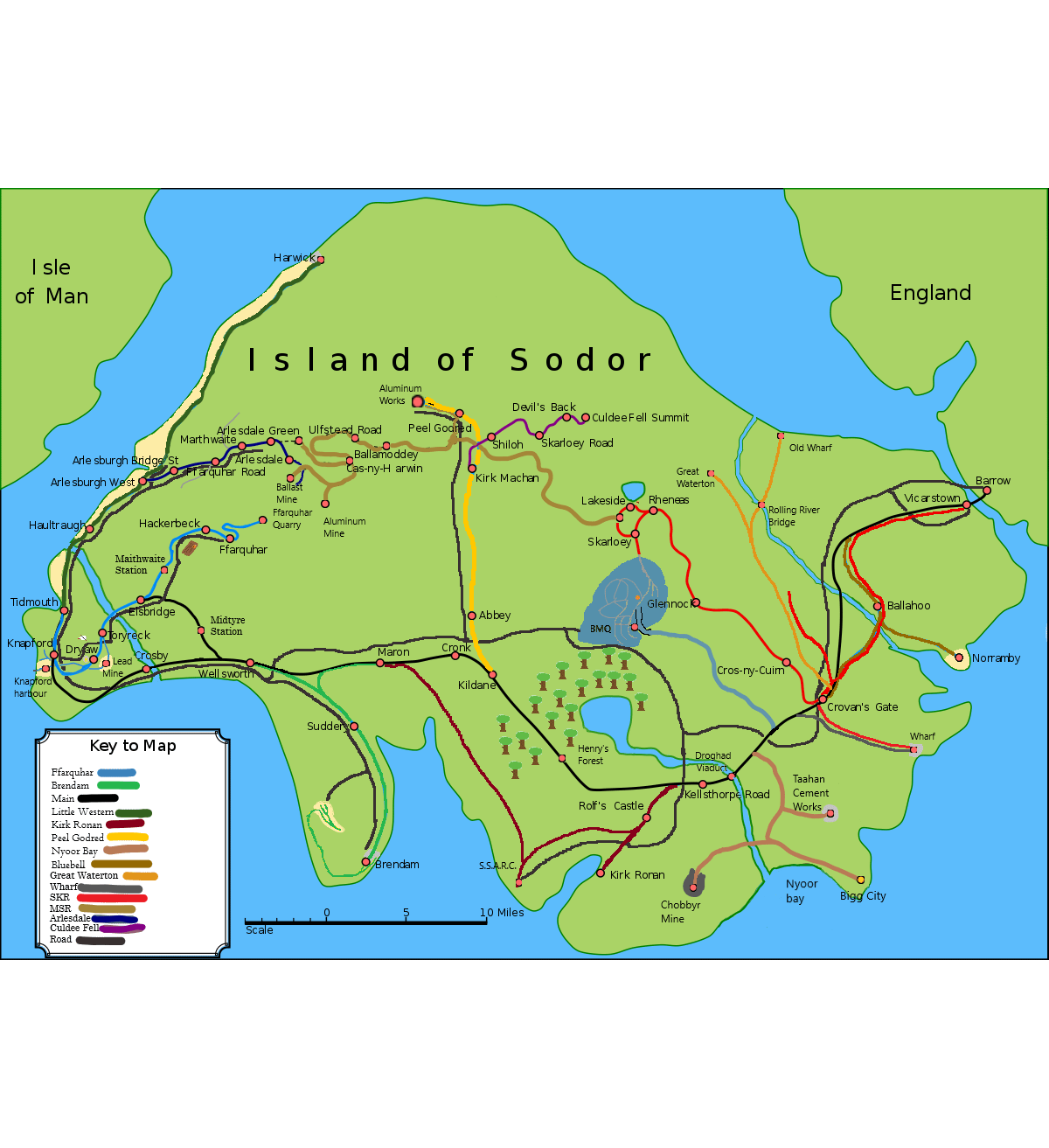 Island of Sodor in 1988 by Jakemayo89 on DeviantArt