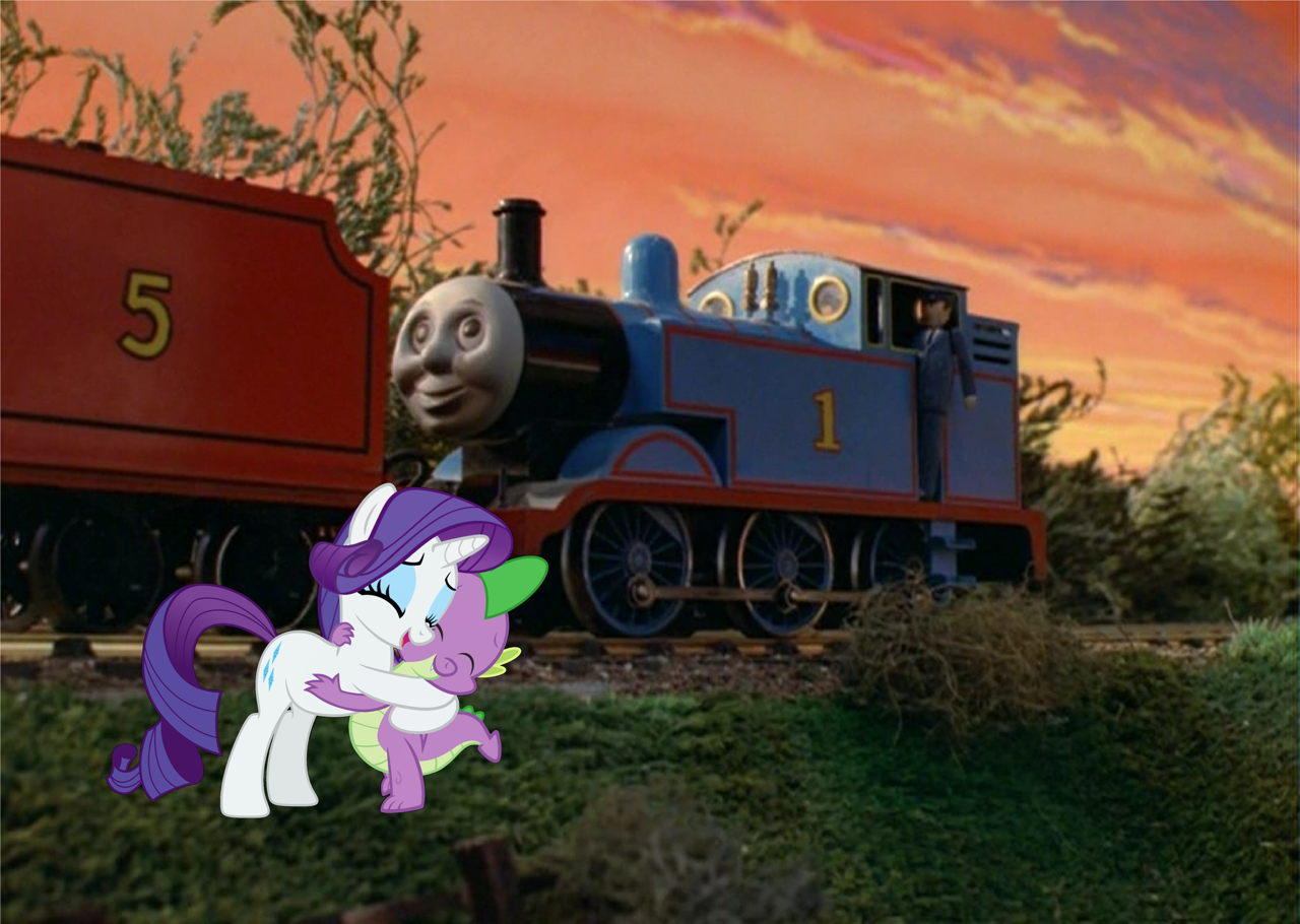 James Rarity Spike and Thomas Saved James and Rarity by Jakemayo89 on DeviantArt