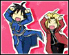 Edward Elric and Roy Mustang
